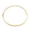 18ct Yellow Gold 1.00ct Princess Cut Diamond Bangle