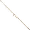14ct Yellow Gold 1.00ct Princess Cut Diamond Solitaire Pendant And Chain 18"