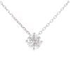 18ct White Gold 0.50ct Brilliant Cut Diamond Solitaire Pendant And Chain 16"