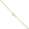 9ct Yellow Gold Garnet Three Stone Pendant and Chain 16"