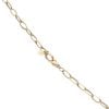 14ct Yellow Gold Cubic Zirconia Hearts and Star Chain 18"