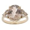 9ct Yellow Gold Imperial and White Topaz Ring