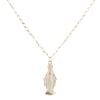 9ct Yellow Gold Our Lady Pendant And Chain 28"