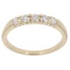 14ct Yellow Gold 0.50ct Brilliant Cut Diamond Five Stone Ring