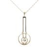 9ct Yellow Gold Rennie Mac Fancy Pendant And Chain  18"
