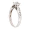 18ct White Gold 0.75ct Diamond Cluster Ring