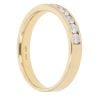 18ct Yellow Gold 0.50ct Brilliant Cut Diamond Half Eternity Ring