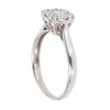 9ct White Gold 0.50ct Diamond Cluster Ring