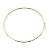 9ct Yellow and White Plain Screw Bangle