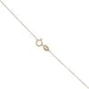 9ct Yellow Gold 0.40ct Brilliant Cut Diamond Circle Pendant And Chain 18"