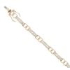 9ct Yellow Gold 1.20ct Diamond Bracelet 7.5"