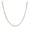14ct Yellow and White Gold Byzantine Chain 22"