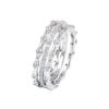 Sterling Silver Cubic Zirconia Stacking Rings