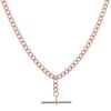 9ct Rose Gold Albert T-Bar Chain 20"
