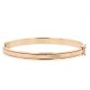 9ct Yellow Gold Patterned Hinged Bangle
