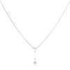 18ct White Gold 0.42ct Brilliant Cut Diamond Pendant And Chain 16"