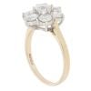 9ct Yellow Gold Cubic Zirconia Cluster Ring