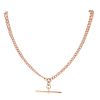 9ct Rose Gold Albert T-Bar Chain 20"
