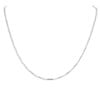18ct White Gold Patterned Fancy Chain 20"