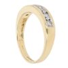 18ct Yellow Gold 0.50ct Brilliant Cut Diamond Half Eternity Ring