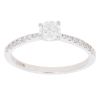 18ct White Gold 0.55ct Brilliant Cut Diamond Solitaire Ring