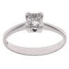 18ct White Gold 0.50ct Princess Cut Diamond Solitaire Ring