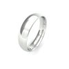 18ct White Gold 5mm Traditional Court Wedding Band