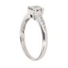 18ct White Gold 0.50ct Princess And Brilliant Cut Diamond Cluster Ring