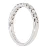 9ct White Gold 0.35ct Brilliant Cut Diamond Half Eternity Ring