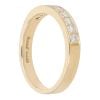 18ct Yellow Gold 0.25ct Diamond Half Eternity Ring