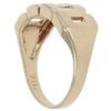 9ct Yellow Gold Curb Style Signet Ring