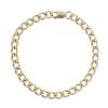 9ct Yellow Gold Curb Bracelet 9"