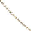 9ct Yellow Gold Panther Tiger Eye Pendant And Button Chain 22"