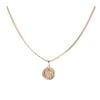 14ct Rose Gold Our Lady Pendant And Chain 22"