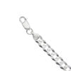 Silver Curb Bracelet 8.5" By Icesia Gents