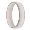 9ct White Gold Milligrain 4.9mm Wedding Band