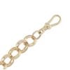 9ct Yellow Gold Patterned and Plain Belcher Bracelet 8"