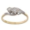 18ct Yellow Gold 0.15ct Diamond Trilogy Ring