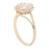 9ct Yellow Gold Cubic Zirconia Single Stone Ring