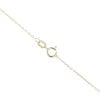 Children's 14ct Yellow Gold Cubic Zirconia Cross And Heart Pendant And Chain 18"