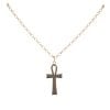 9ct Yellow Gold Ankh Pendant and Belcher Chain 26"