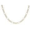 9ct Yellow Gold Figaro Chain 18"
