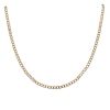 9ct Yellow Gold Greek Key Curb Chain 18"