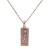 9ct Rose Gold 0.02ct Diamond Clogau Pendant and Chain 16"