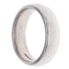 9ct White Gold Slight Court Wedding Band 6mm