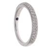 18ct White Gold 0.37ct Brilliant Cut Diamond Half Eternity Vera Wang Love Ring