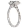18ct White Gold 0.50ct Diamond Cluster Ring