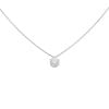 Platinum 1.00ct Diamond Pendant and Chain 18"
