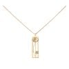 9ct Yellow Gold Rennie Mac Pendant and Curb Chain 18"