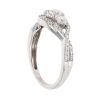14ct White Gold 1.00ct Diamond Trilogy Ring